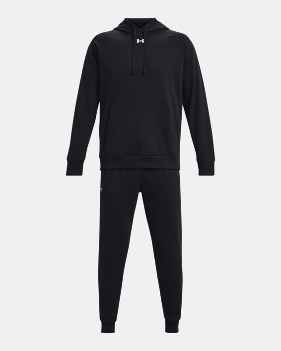 UA Rival Fleece-Trainingsanzug, Black, pdpMainDesktop image number 4